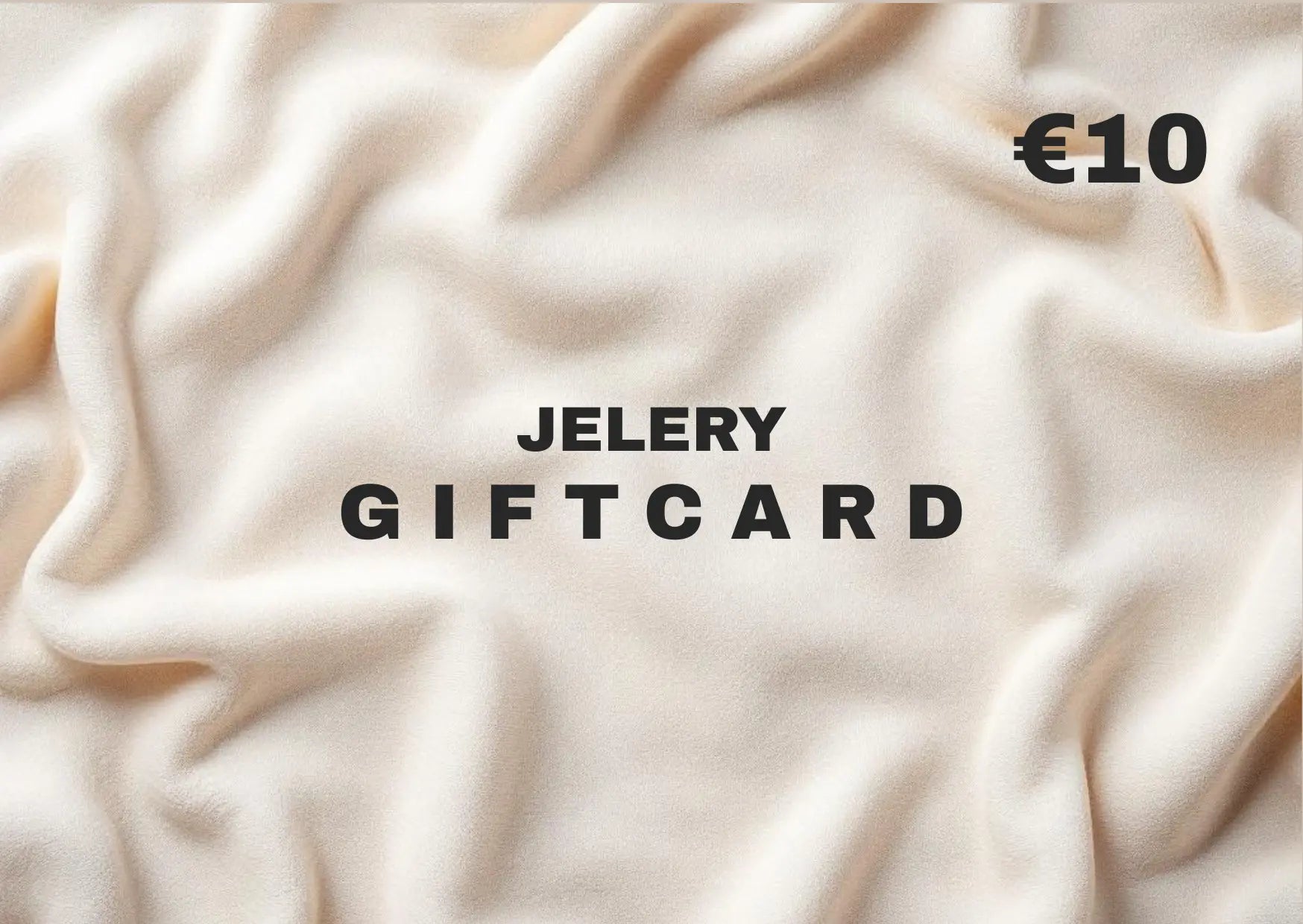 JELERY Giftcard €10 Jelery